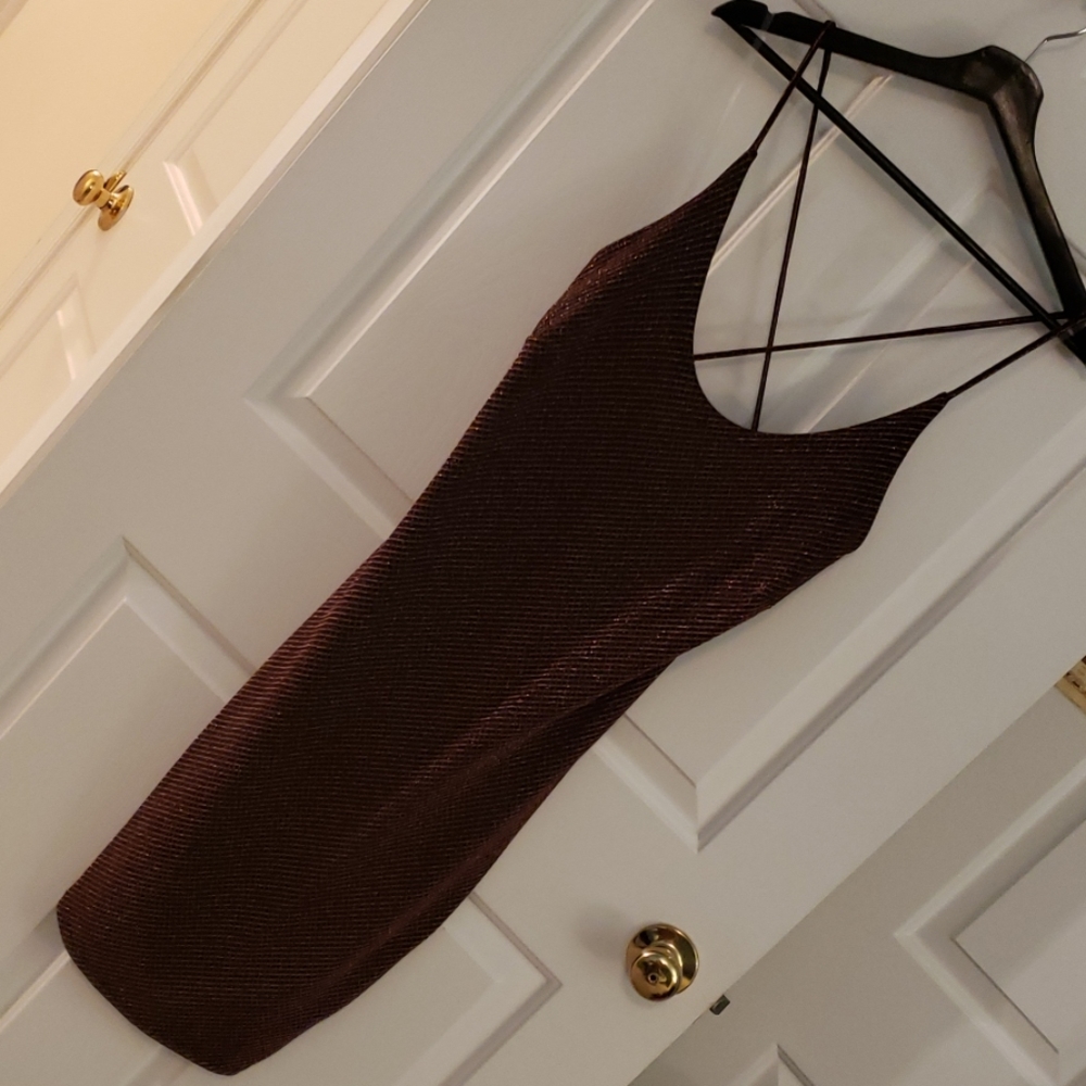 Sparkly Spaghetti Strap Dress